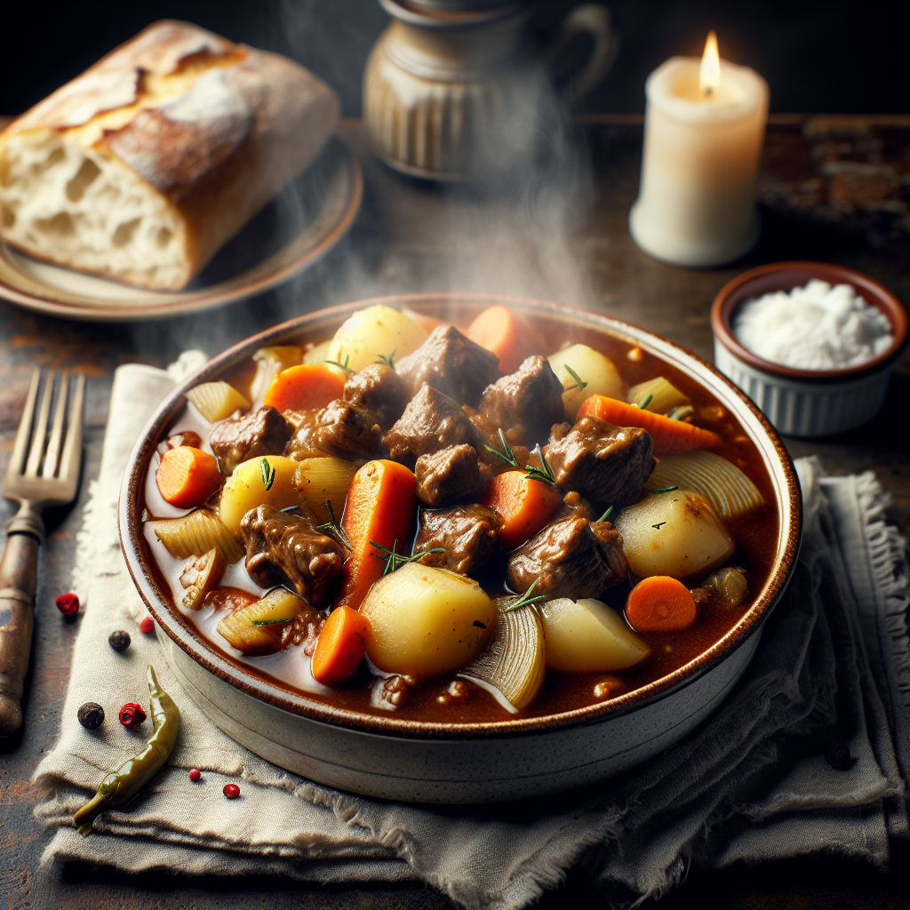 Nationalgericht Mali: #Ragout de mouton# (Rezept)