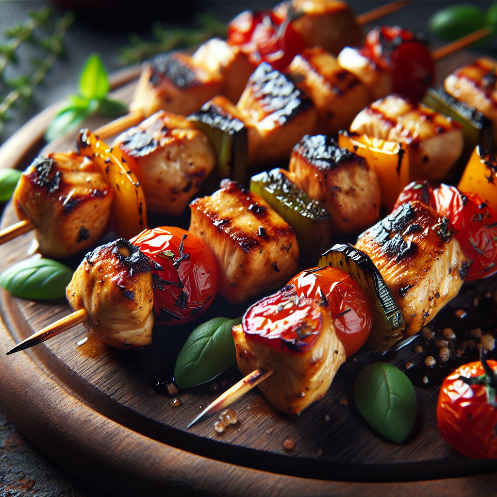 Nationalgericht Marokko: #Brochettes de Poulet# (Rezept)