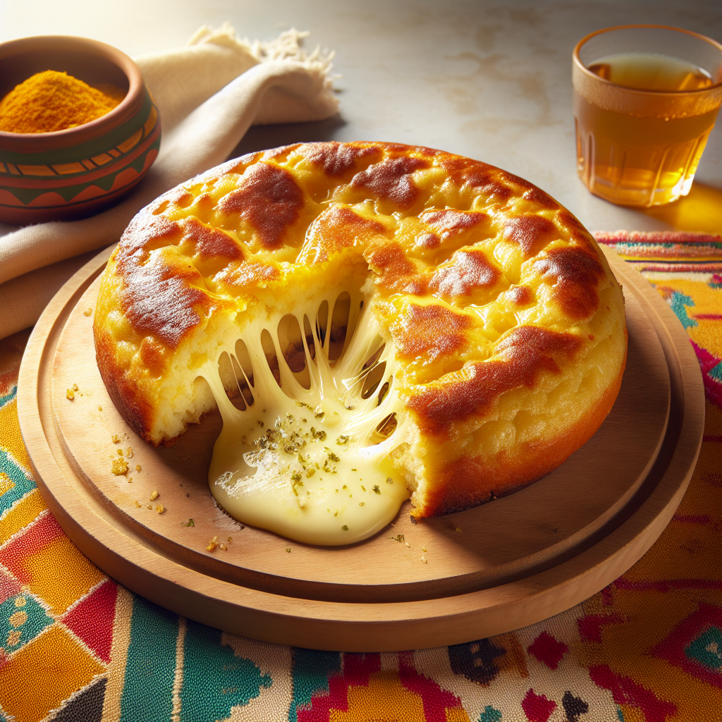 Nationalgericht Marokko: #Harcha au Fromage# (Rezept)