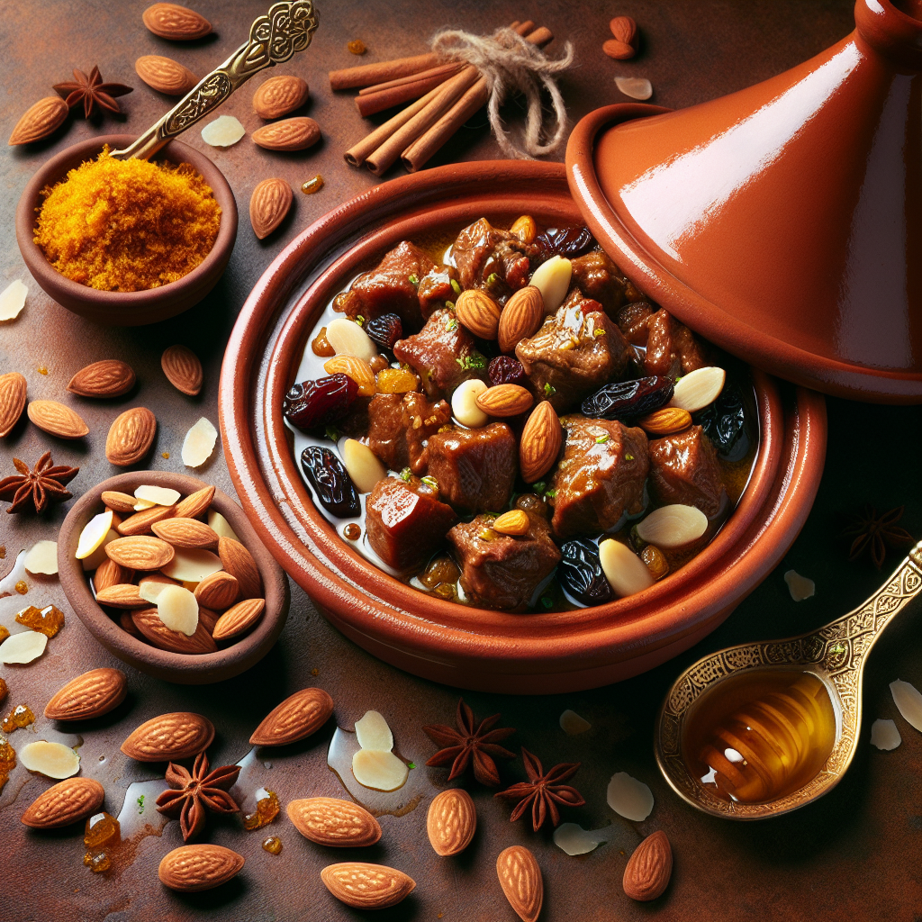 Nationalgericht Marokko: #Mrouzia aux Amandes# (Rezept)