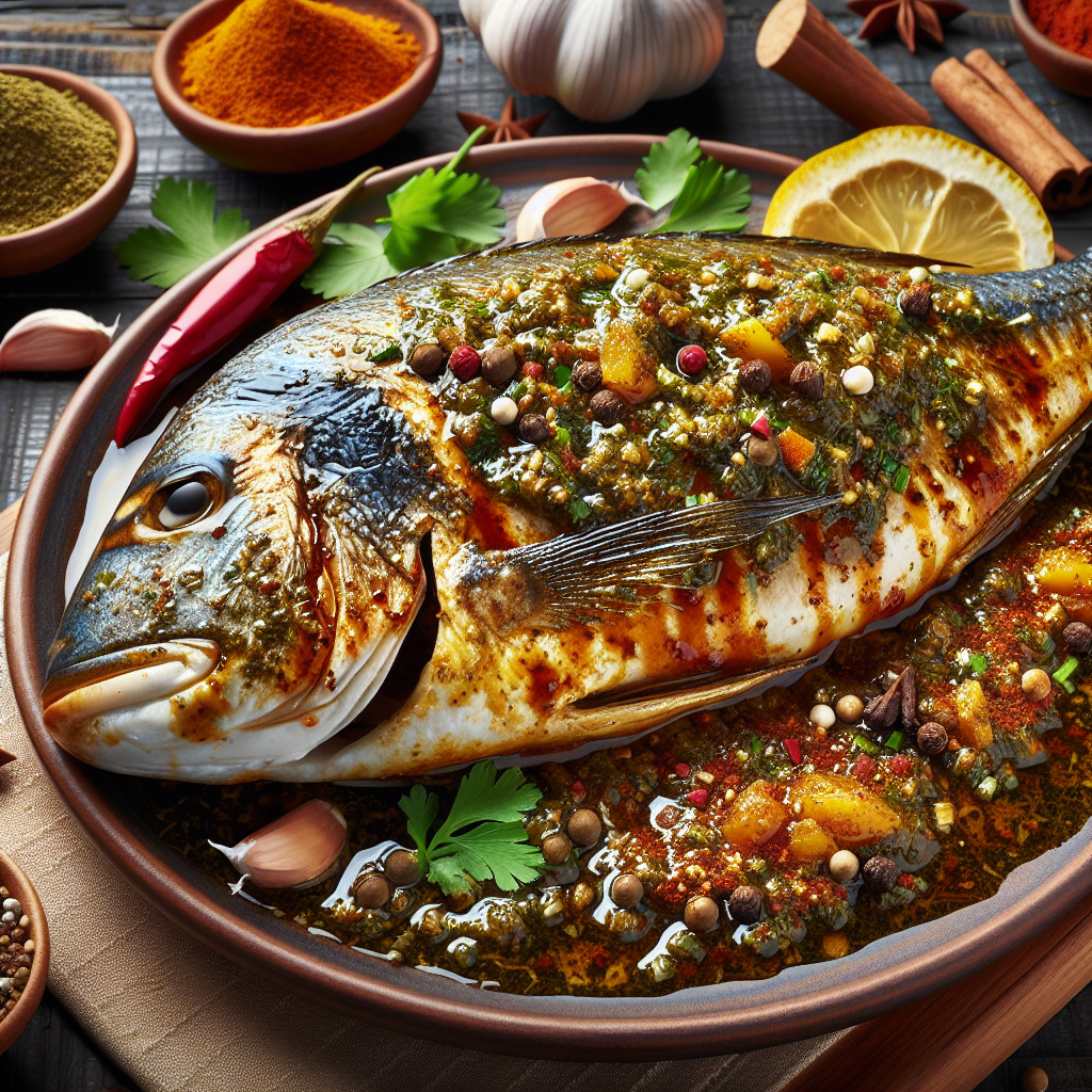 Nationalgericht Marokko: #Poisson Chermoula# (Rezept)