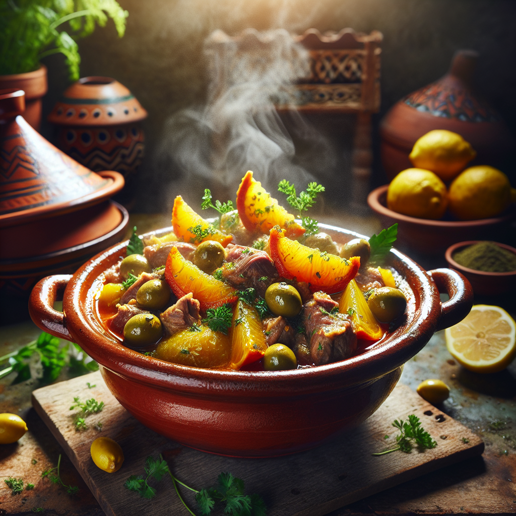 Nationalgericht Marokko: #Tajine aux Citrons Confits# (Rezept)