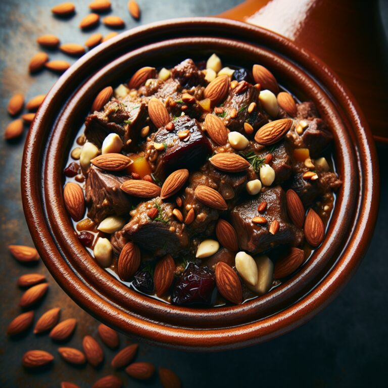 Tajine d’Agneau aux Amandes – Nationalgericht aus Marokko