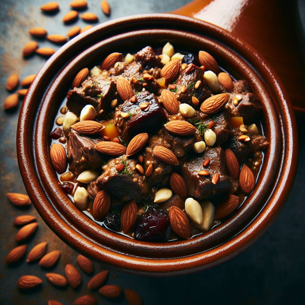 Nationalgericht Marokko: #Tajine d'Agneau aux Amandes# (Rezept)