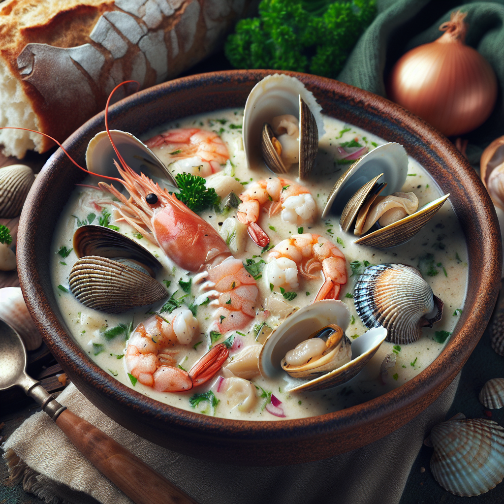 Nationalgericht Marshallinseln: #Seafood Chowder# (Rezept)