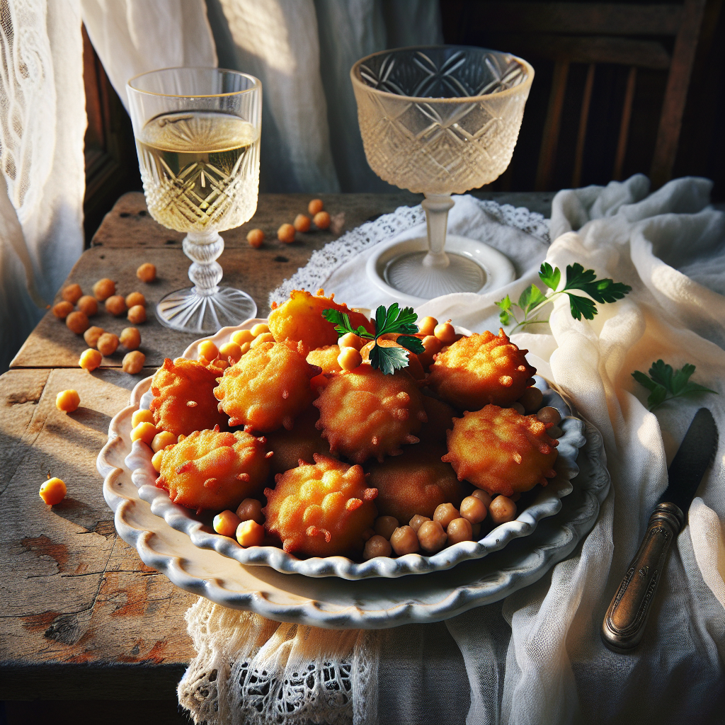 Nationalgericht Mauretanien: #Beignets de Pois Chiches# (Rezept)