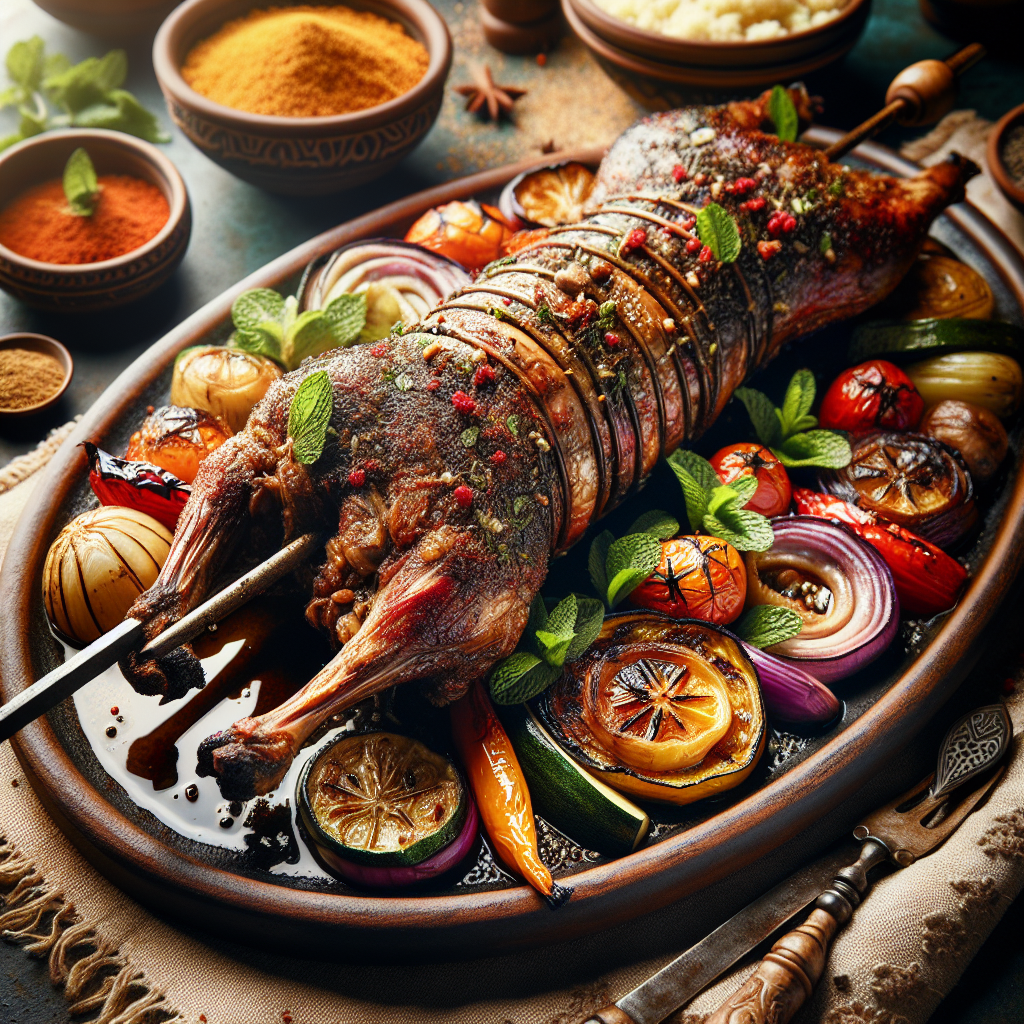 Nationalgericht Mauretanien: #Méchoui d'Agneau# (Rezept)