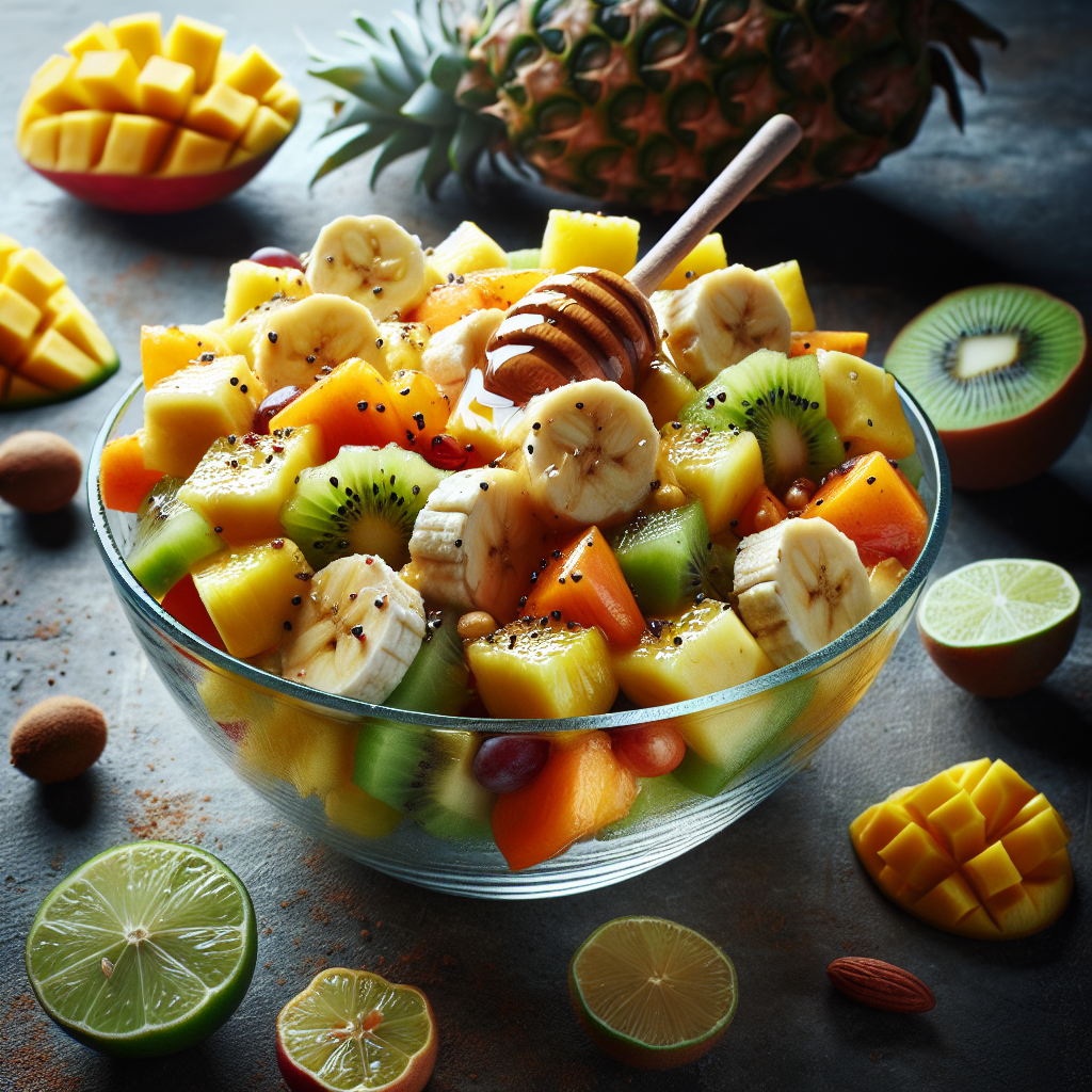 Nationalgericht Mauretanien: #Salade d’Ananas# (Rezept)