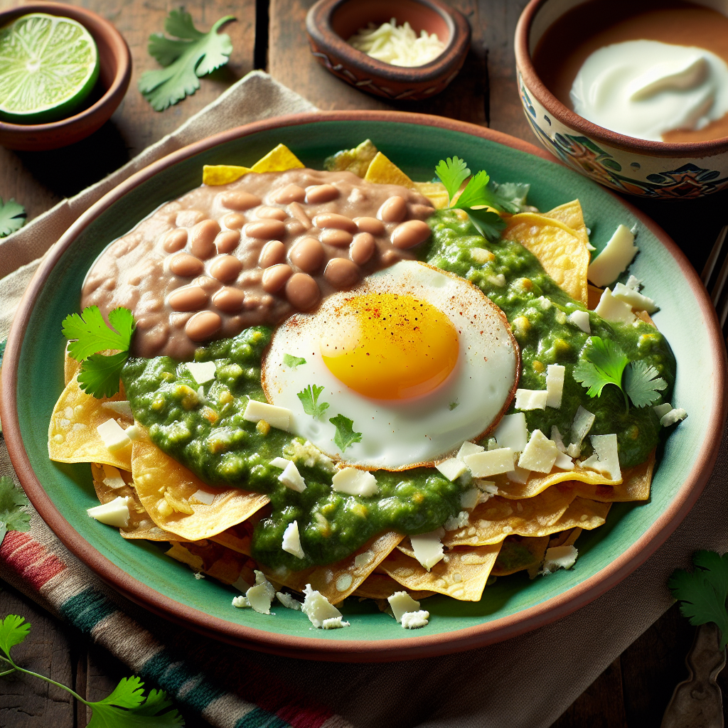 Nationalgericht Mexiko: #Chilaquiles Verdes# (Rezept)