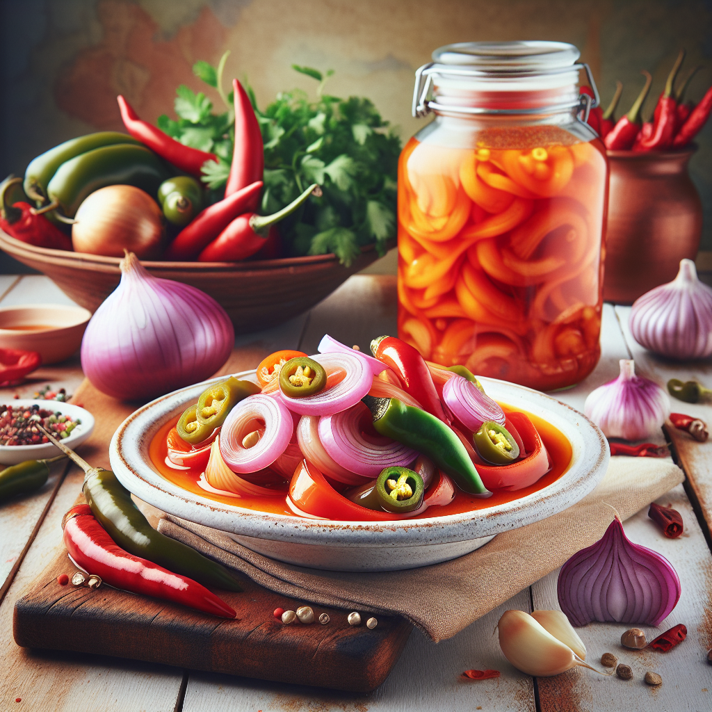 Nationalgericht Mexiko: #Chile en Escabeche# (Rezept)