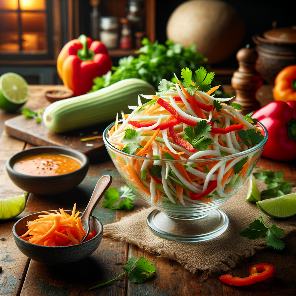 Nationalgericht Mexiko: #Ensalada de Jícama# (Rezept)