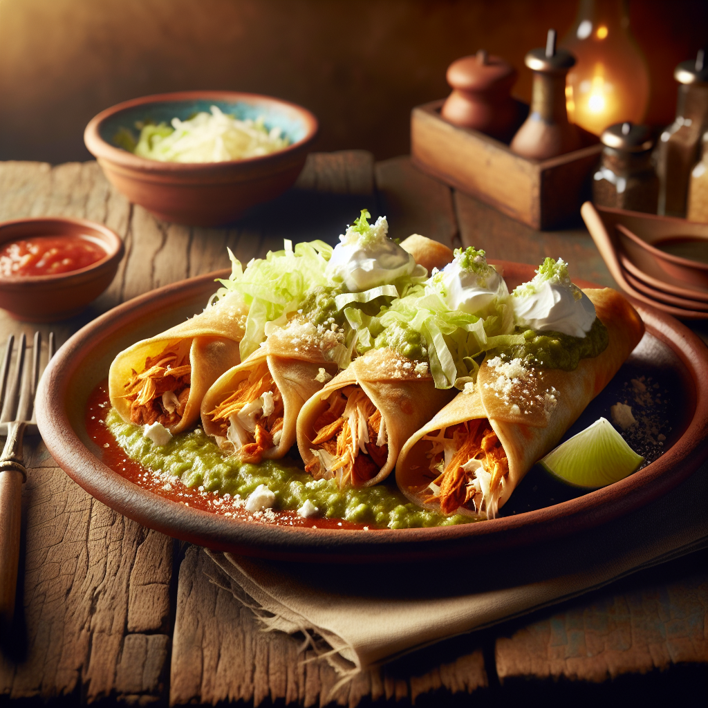 Nationalgericht Mexiko: #Flautas# (Rezept)