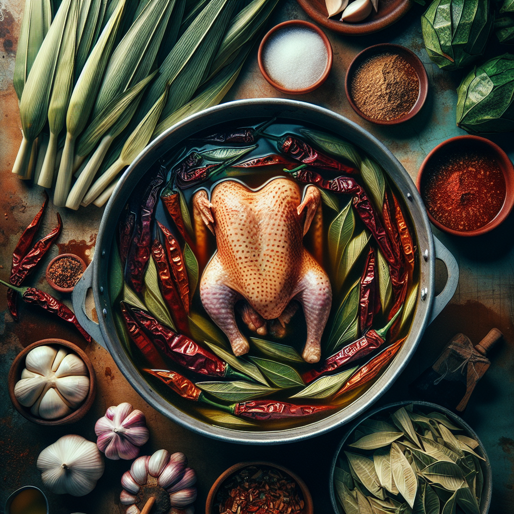 Nationalgericht Mexiko: #Mixiote de Pollo# (Rezept)