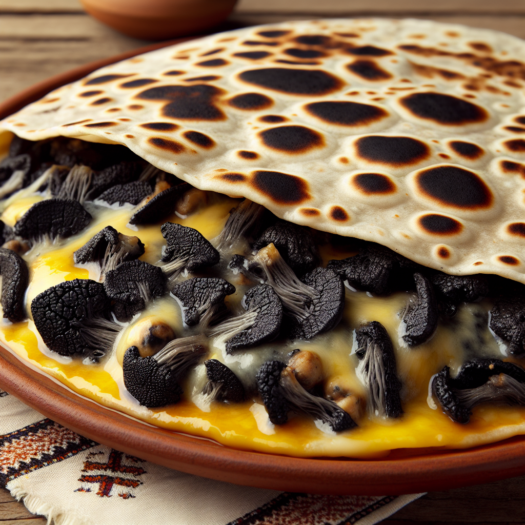 Nationalgericht Mexiko: #Quesadilla de Huitlacoche# (Rezept)