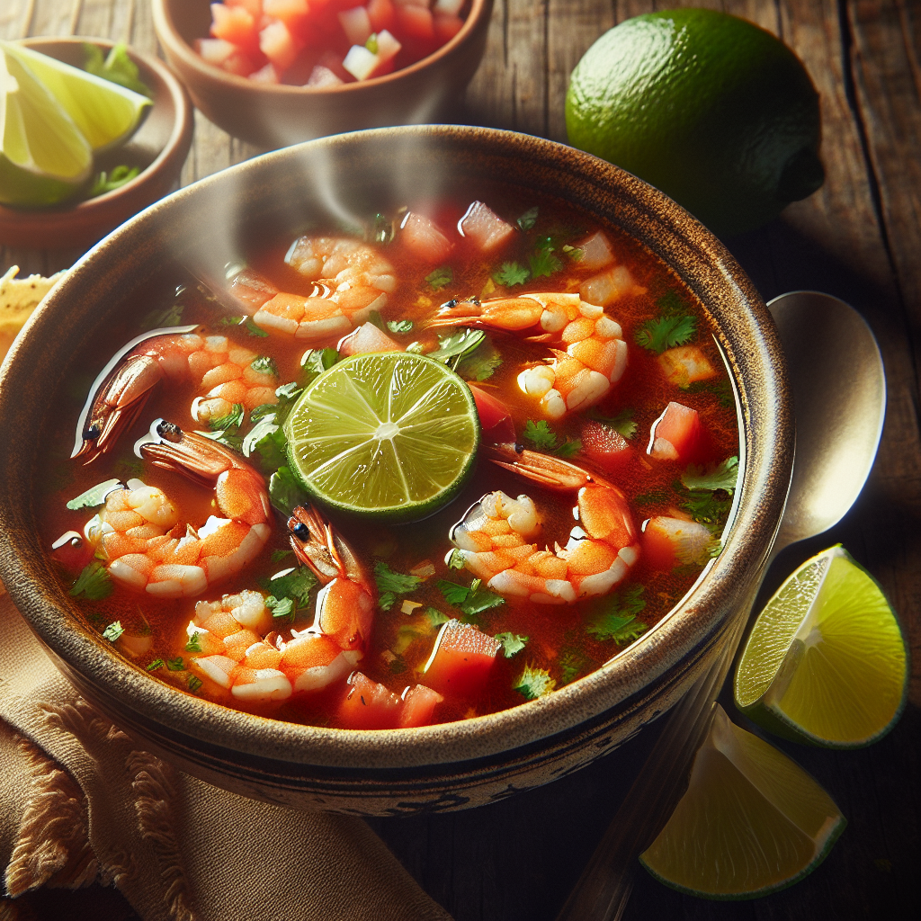 Nationalgericht Mexiko: #Sopa de Camarón# (Rezept)