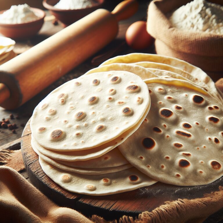 Tortillas de Harina – Nationalgericht aus Mexiko