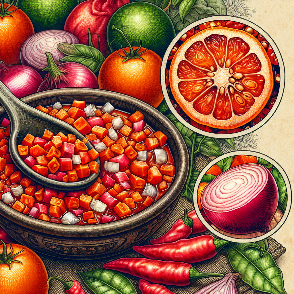 Nationalgericht Mexiko: #Xnipec# (Rezept)