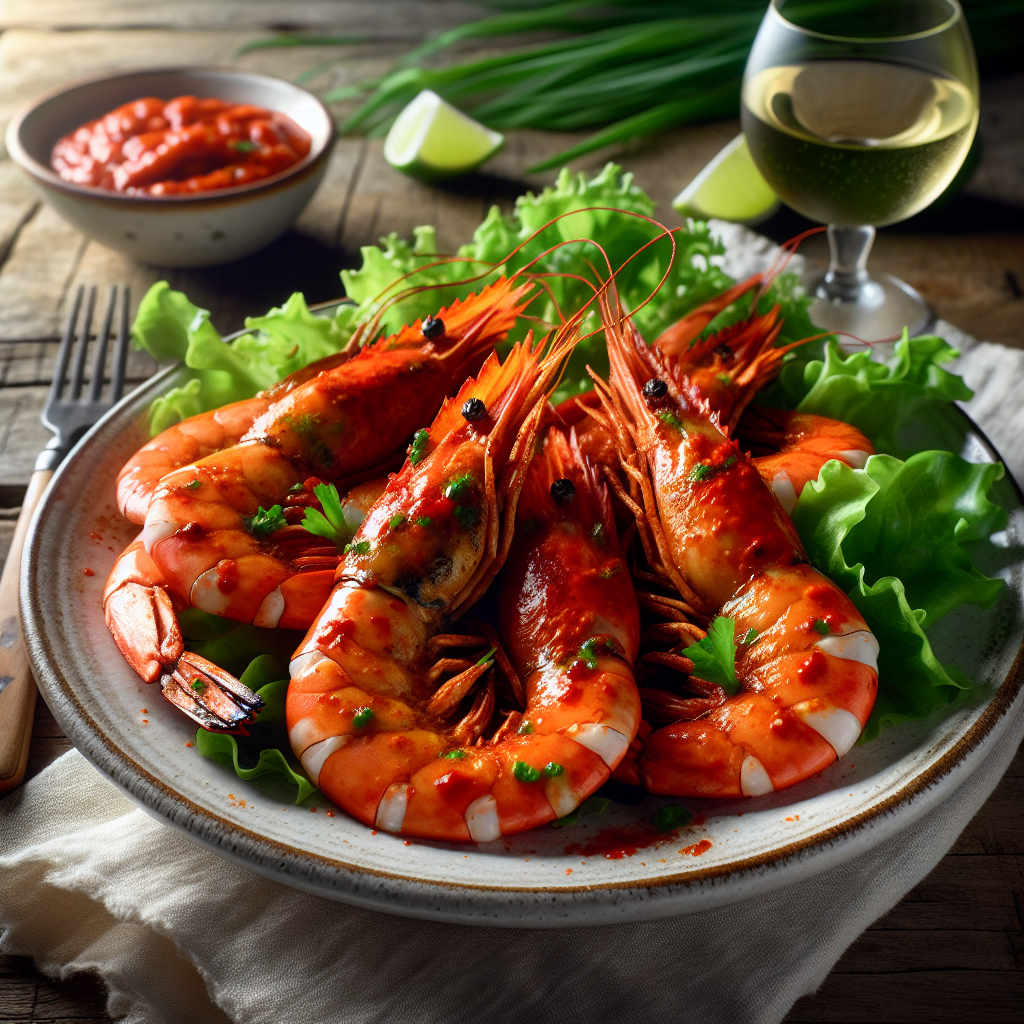 Nationalgericht Mosambik: #Camarão com Piri-Piri# (Rezept)