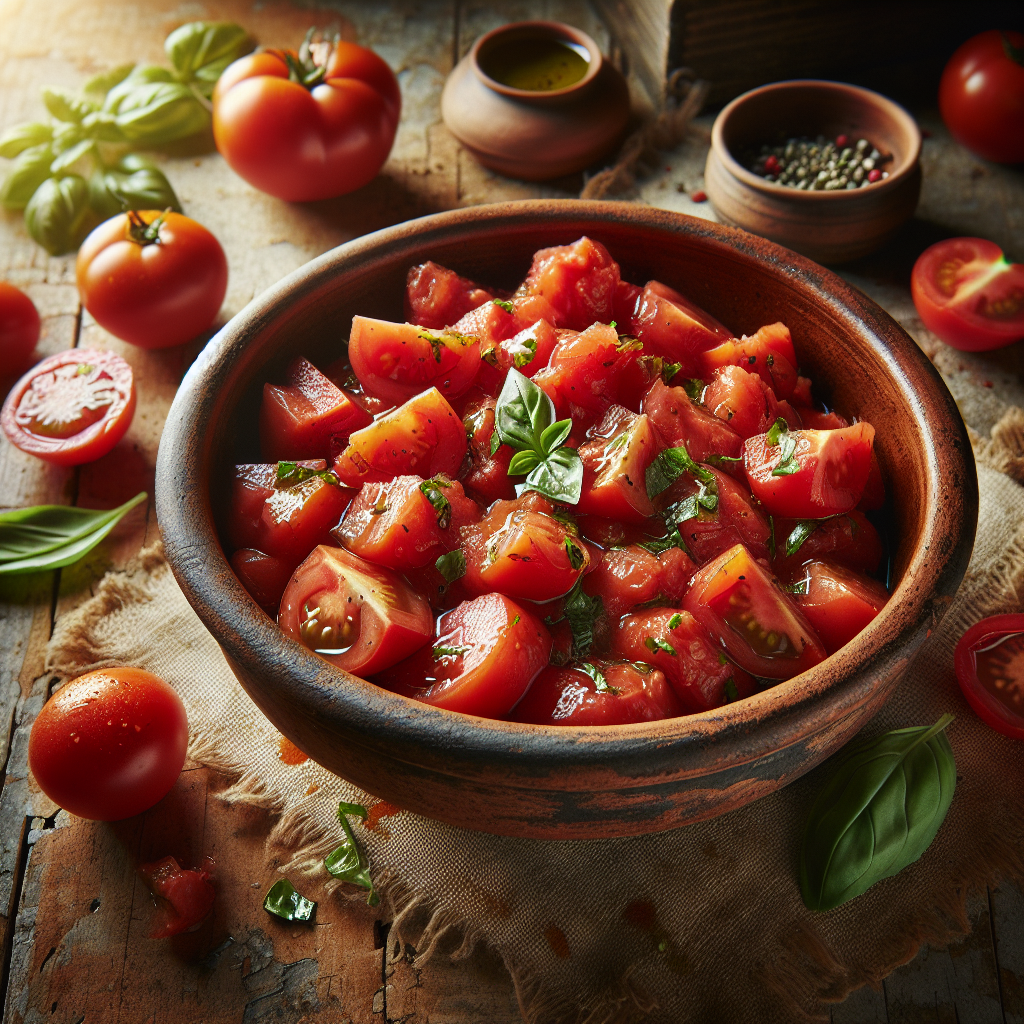 Nationalgericht Myanmar: #Pounded Tomato Salad# (Rezept)