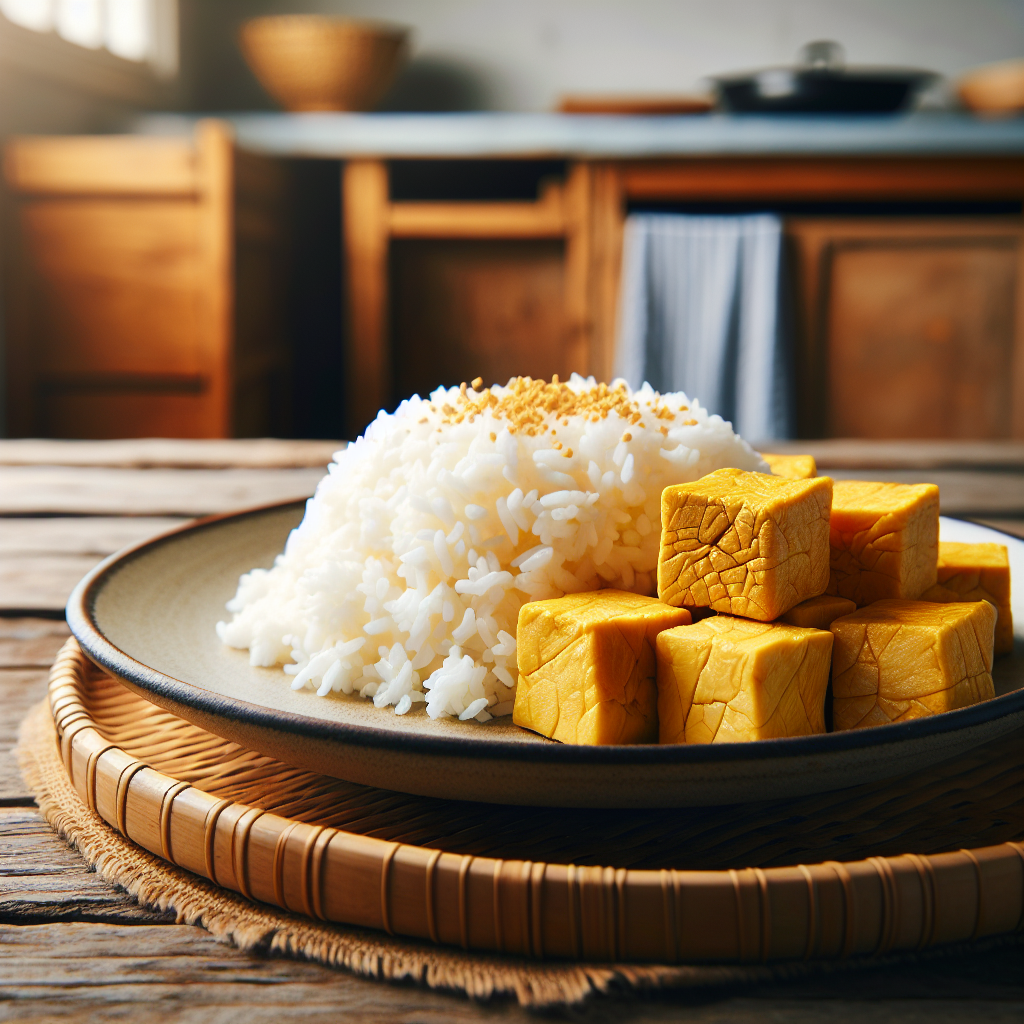 Nationalgericht Myanmar: #Rice with Pe Byouk# (Rezept)
