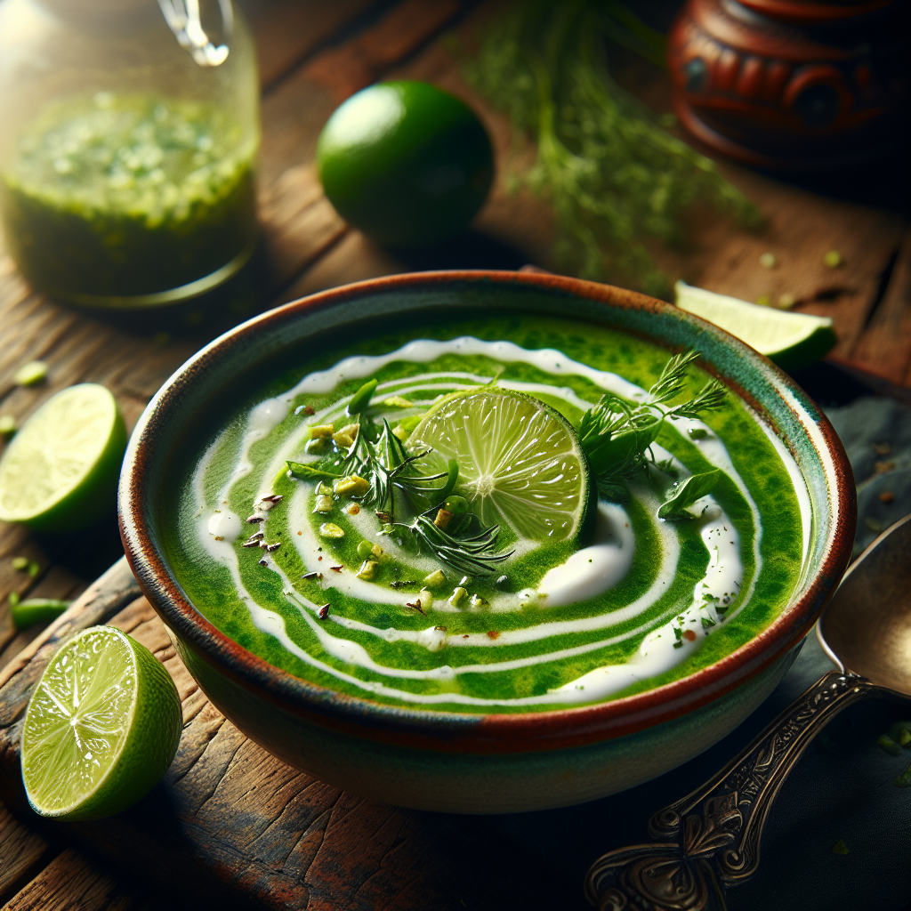 Nationalgericht Myanmar: #Zesty Lime Soup# (Rezept)