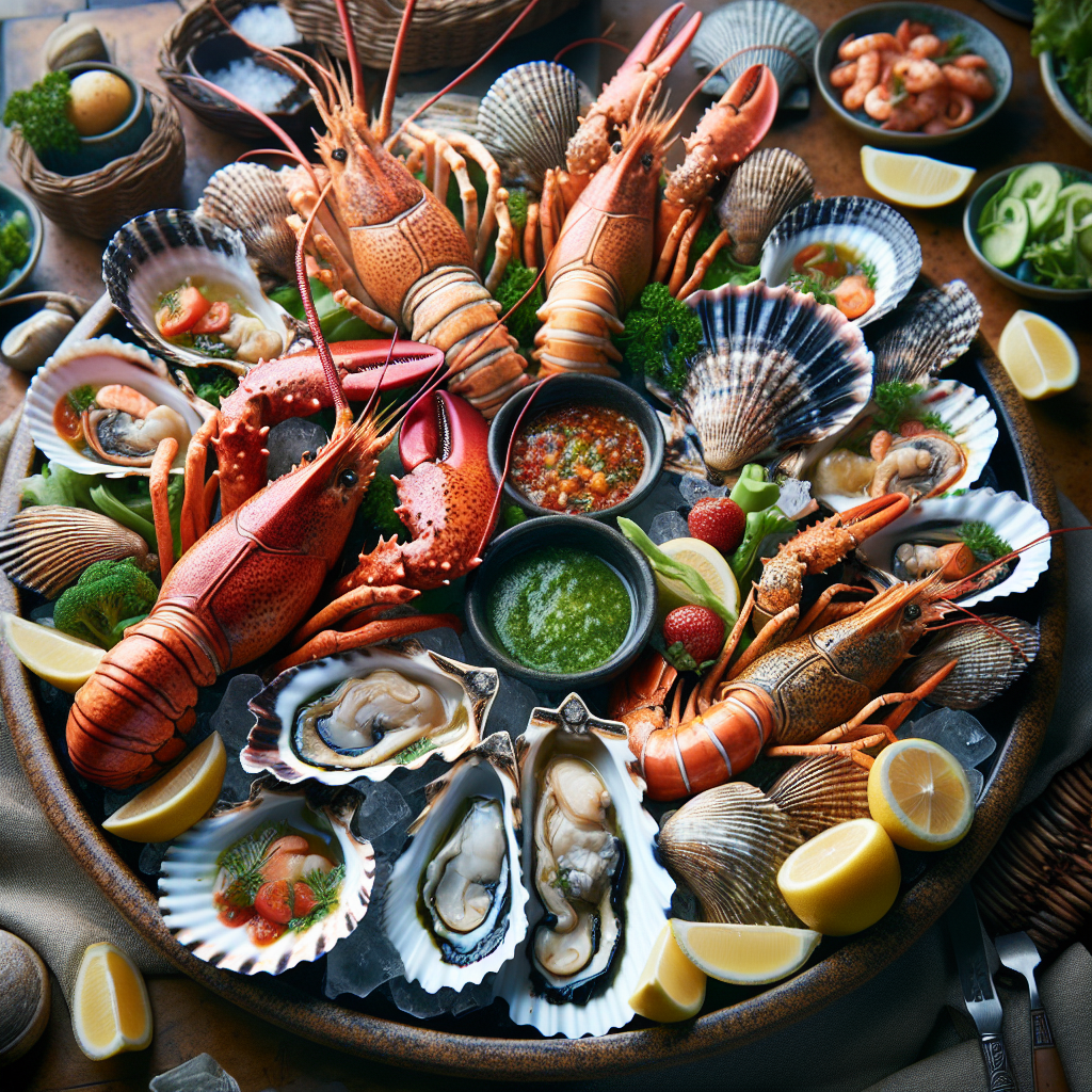 Nationalgericht Namibia: #Namibian Seafood Platter# (Rezept)