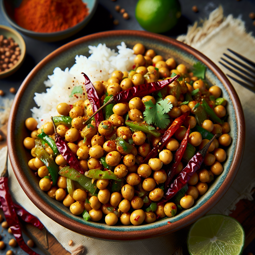 Nationalgericht Nepal: #Bhatmas Sadheko# (Rezept)