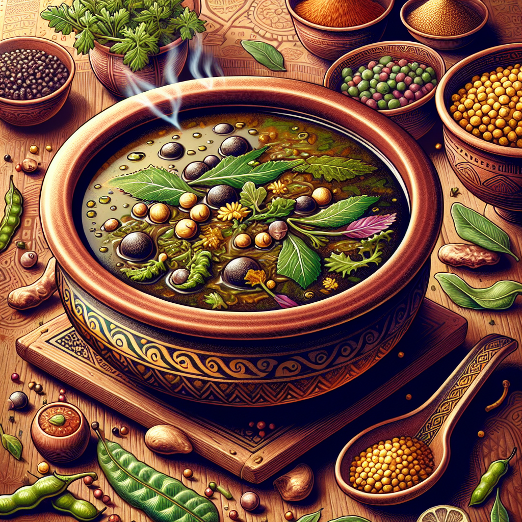 Nationalgericht Nepal: #Gundruk Soup# (Rezept)