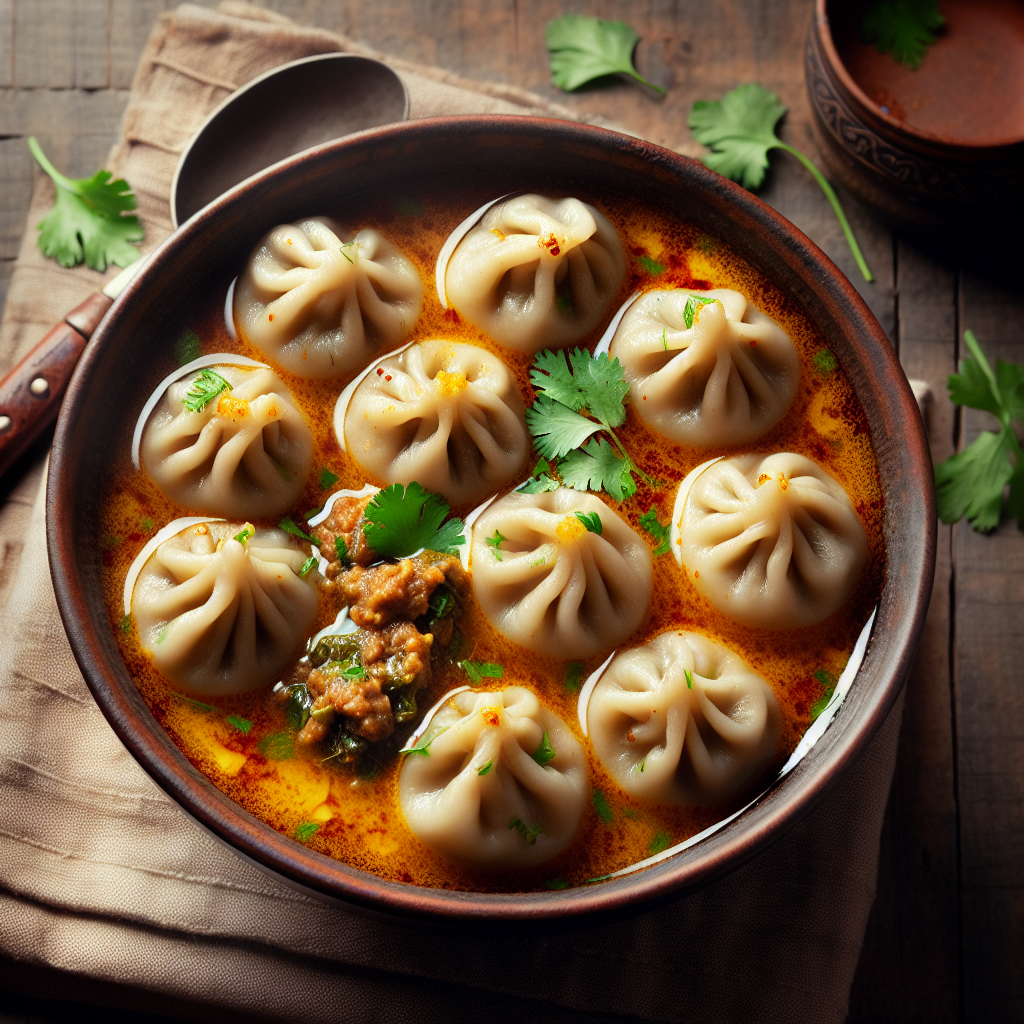 Nationalgericht Nepal: Jhol Momo (Rezept)