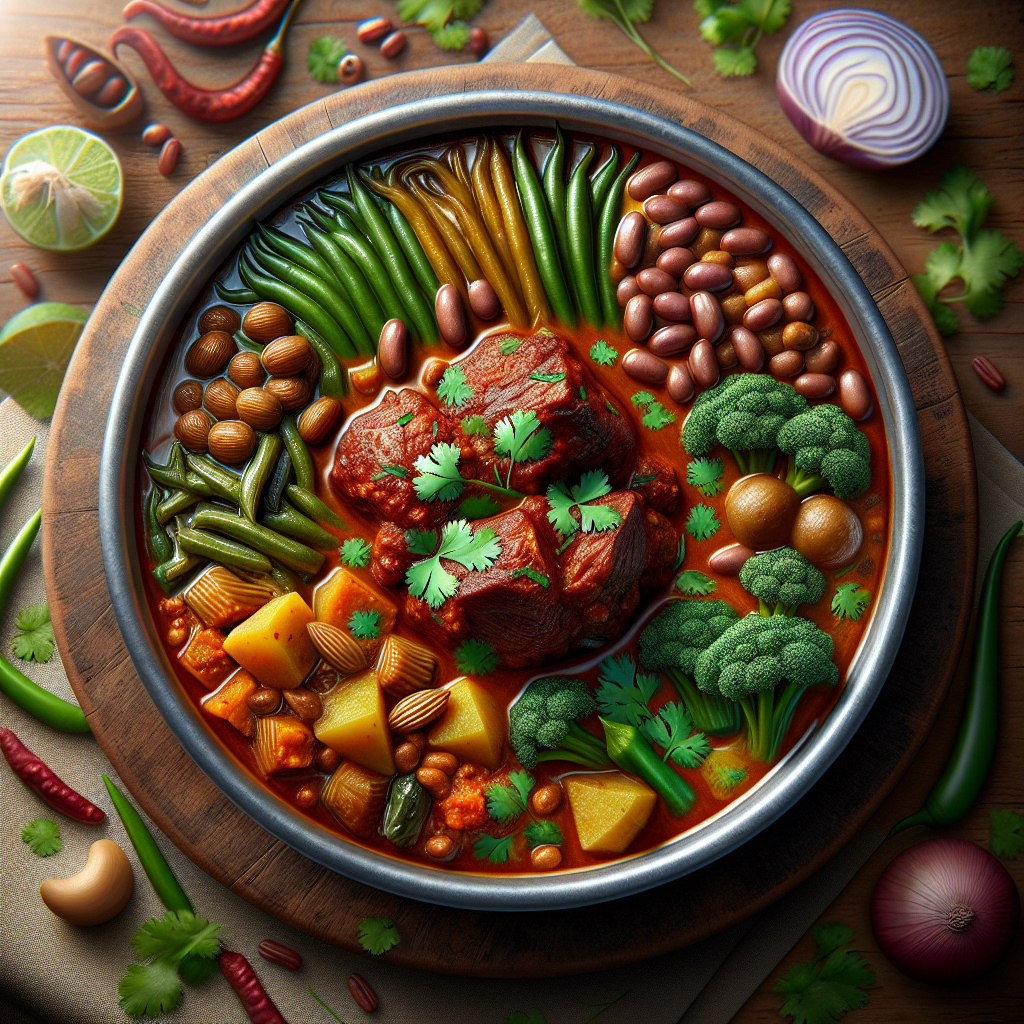 Nationalgericht Nepal: #Mas Ko Tarkari# (Rezept)