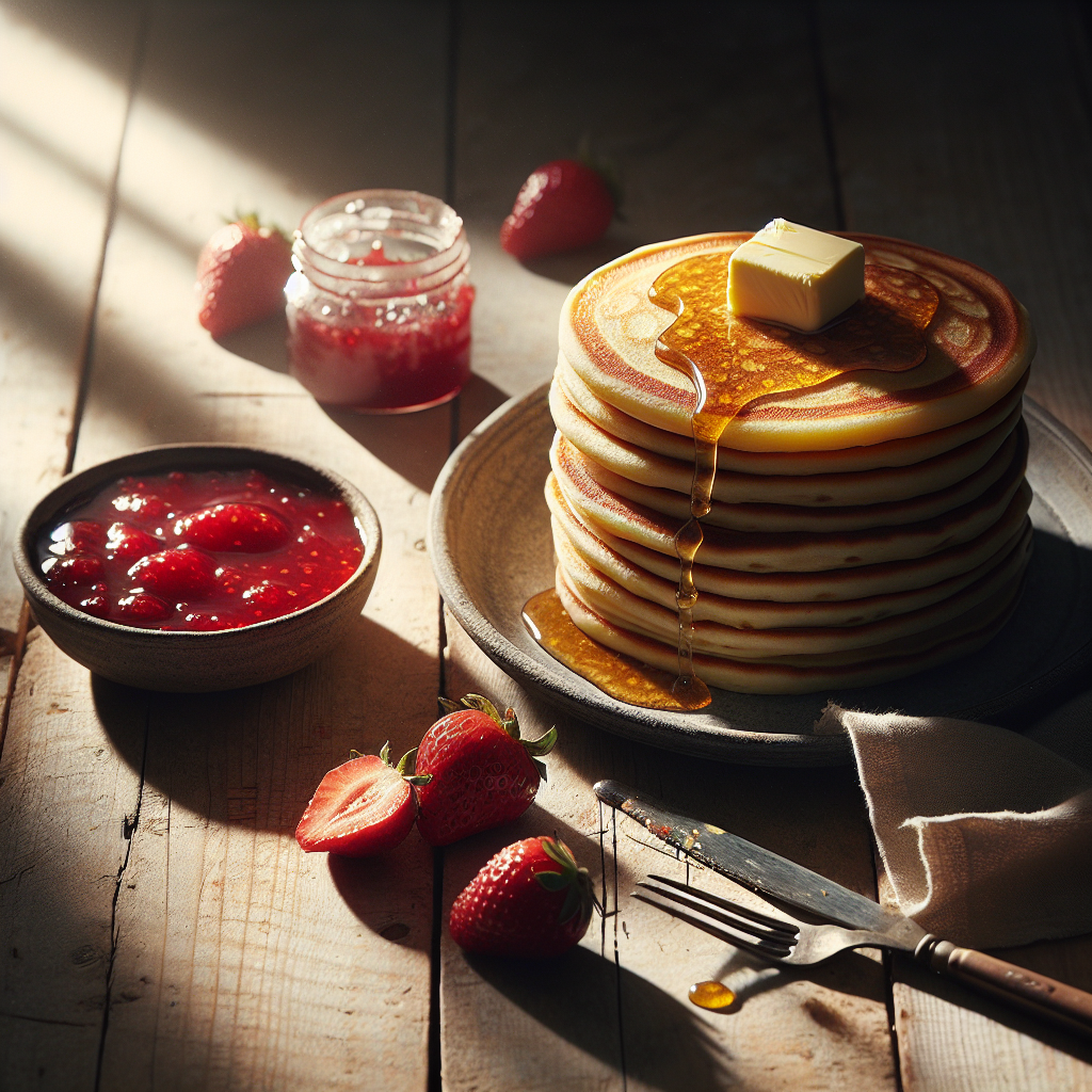 Nationalgericht Neuseeland: #Pikelets with Butter and Jam# (Rezept)