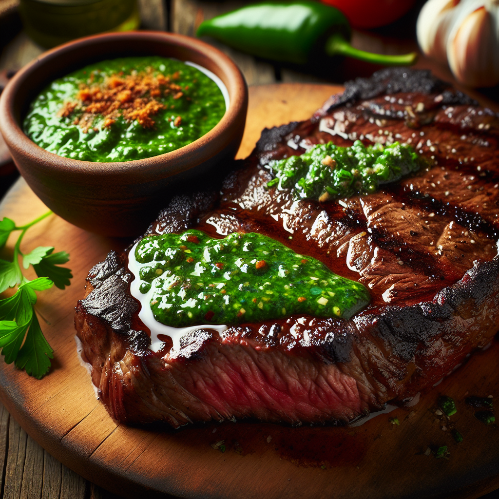 Nationalgericht Nicaragua: #Carne Asada con Chimichurri# (Rezept)
