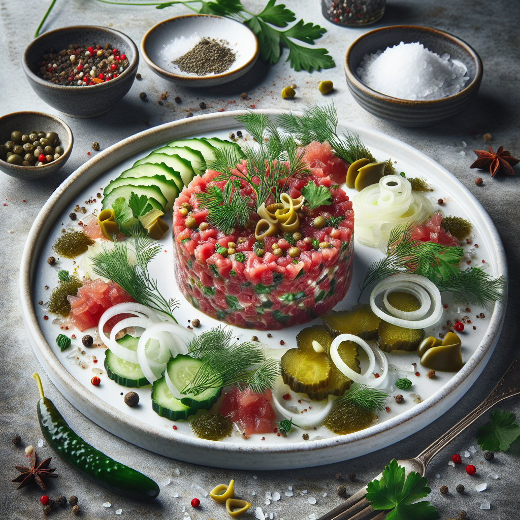 Nationalgericht Niederlande: #Haringtartaar# (Rezept)