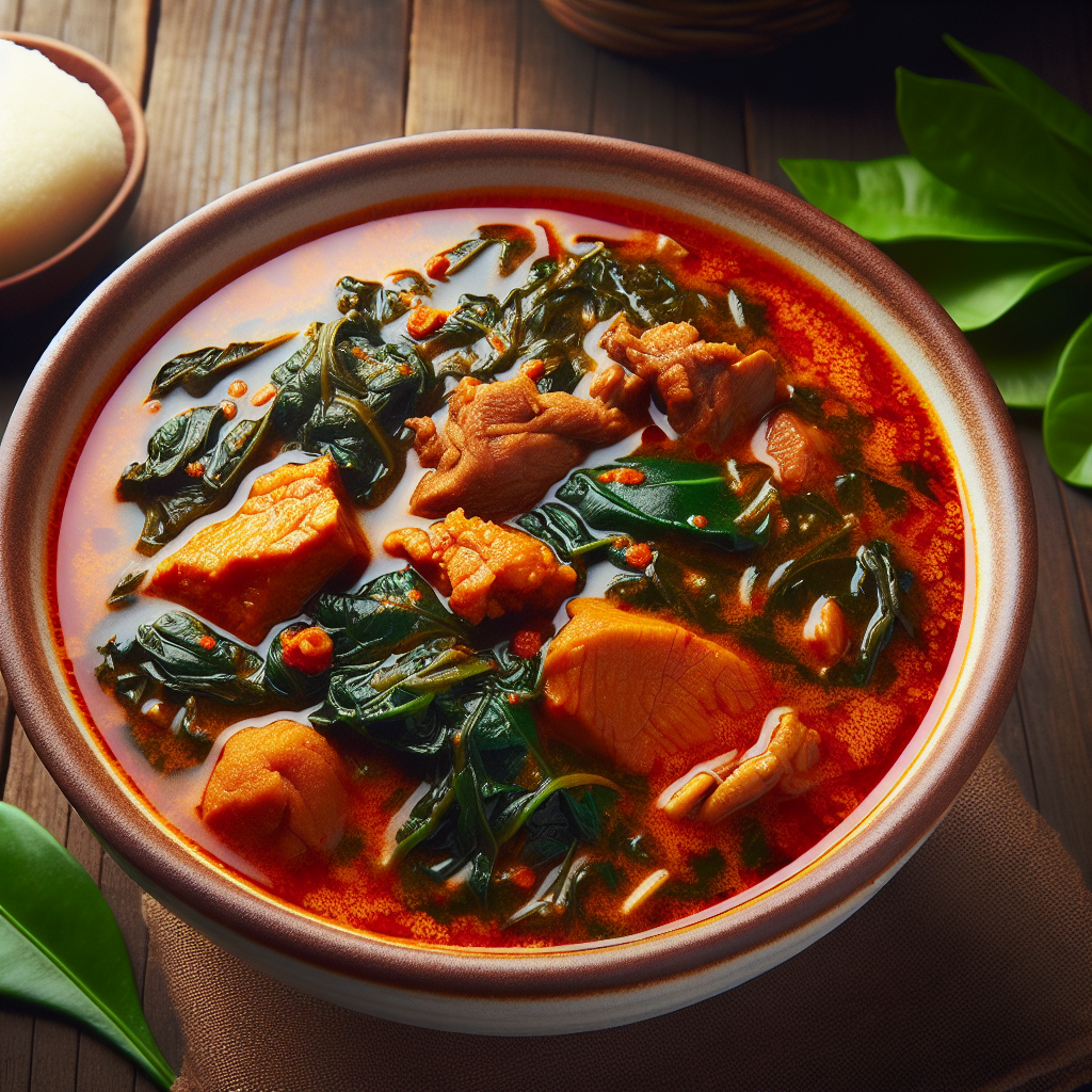 Nationalgericht Nigeria: #Oha Soup# (Rezept)