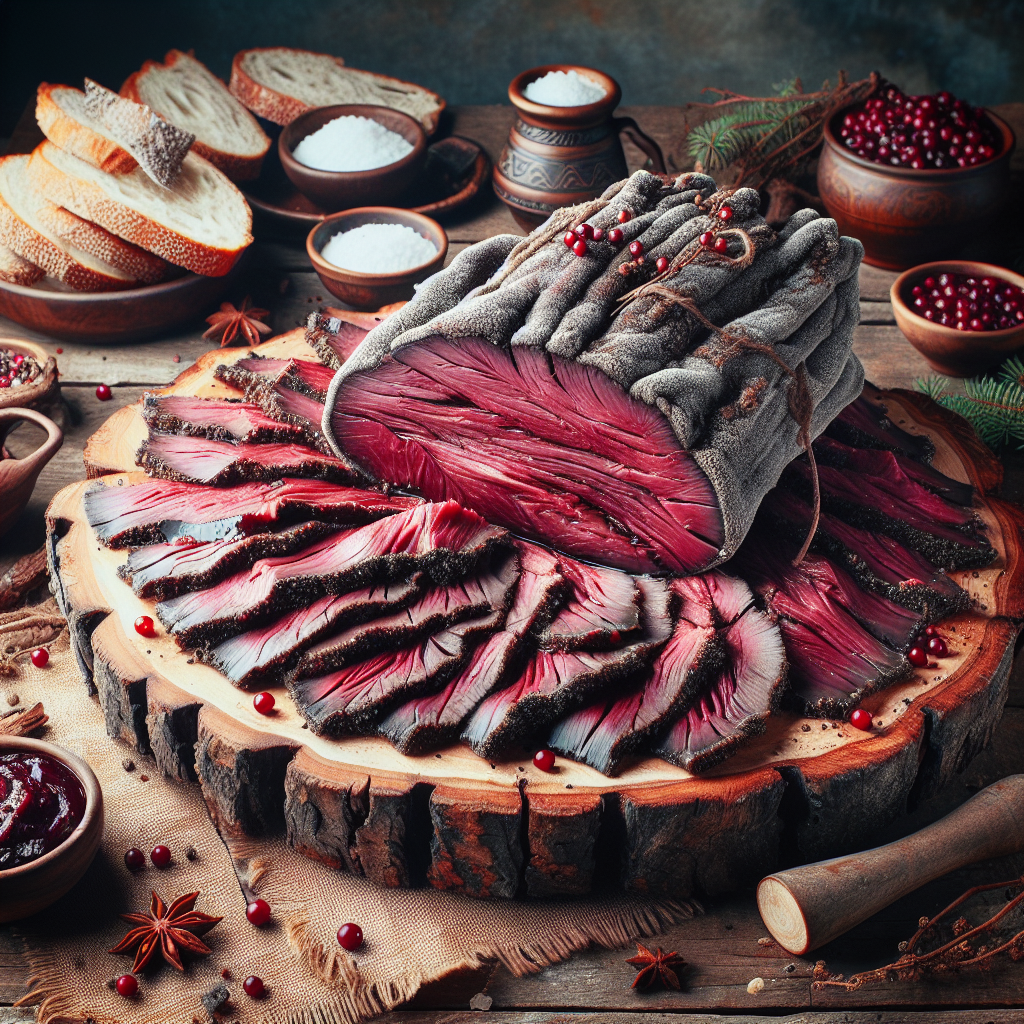 Nationalgericht Norwegen: #Gravet reinsdyrkjøtt# (Rezept)