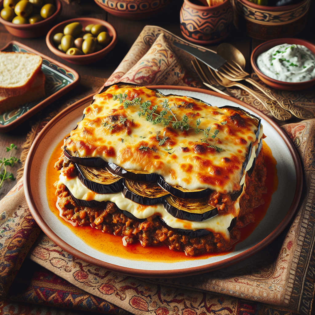 Nationalgericht Oman: #Eggplant Moussaka# (Rezept)