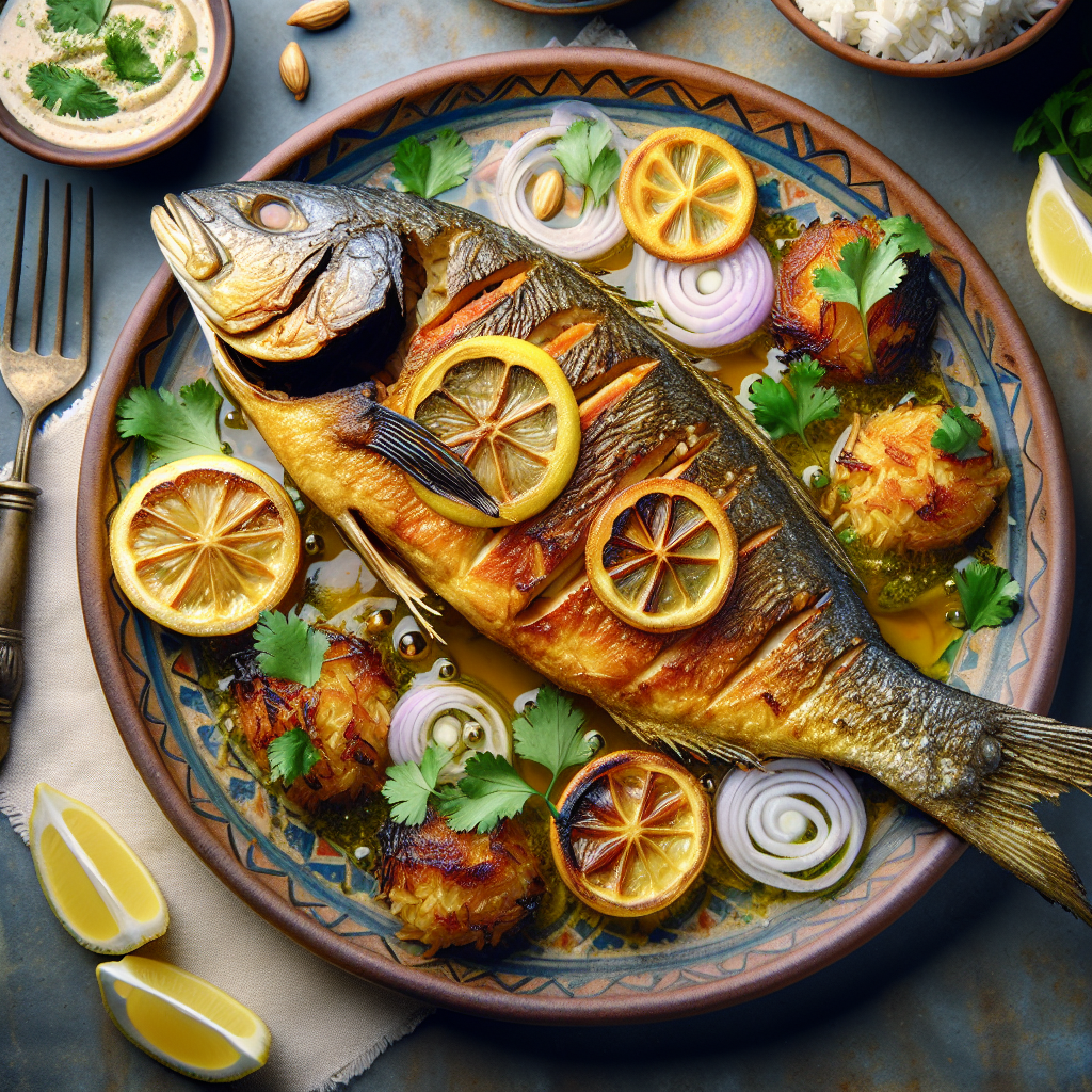 Nationalgericht Oman: #Samak Mashwi# (Rezept)