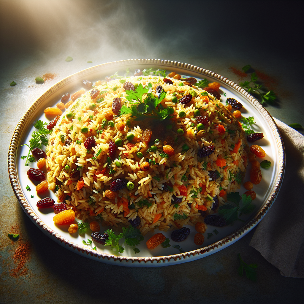 Nationalgericht Oman: #Spiced Rice Pilaf# (Rezept)
