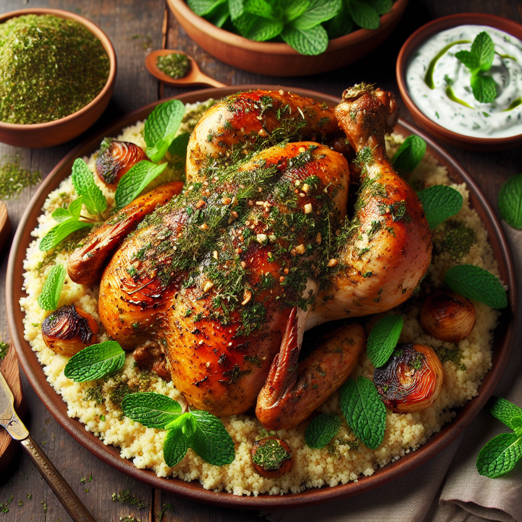 Nationalgericht Oman: #Za'atar Roasted Chicken# (Rezept)