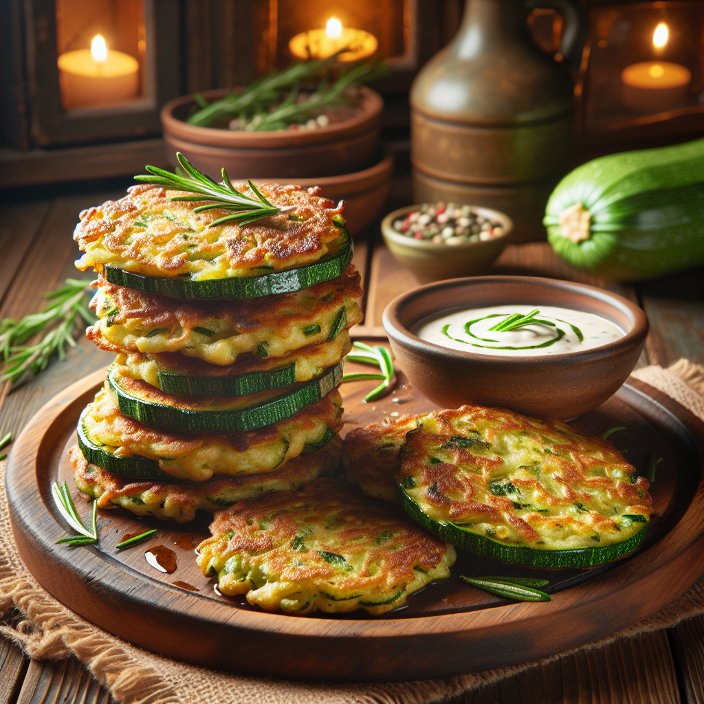 Nationalgericht Oman: Zucchini Fritters with Herbs (Rezept)