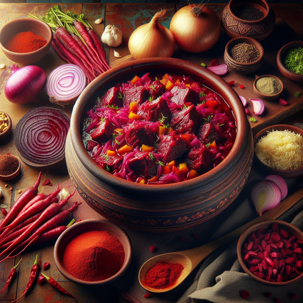 Nationalgericht Pakistan: #Chukandar Gosht# (Rezept)
