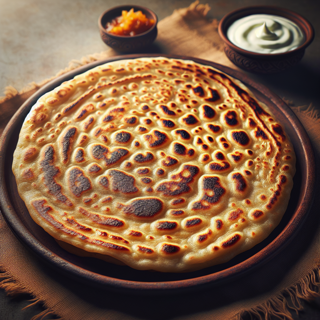 Nationalgericht Pakistan: #Plain Paratha# (Rezept)