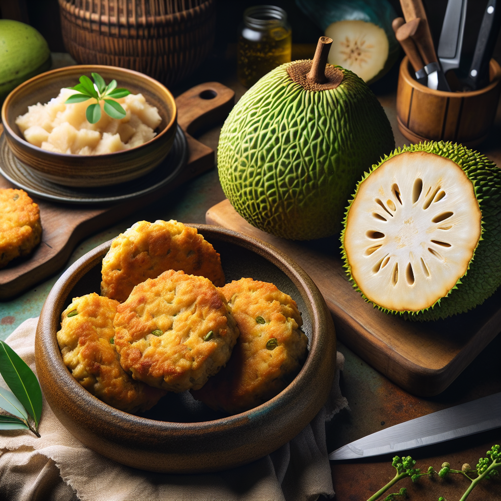 Nationalgericht Palau: #Breadfruit and Tuna Patties# (Rezept)