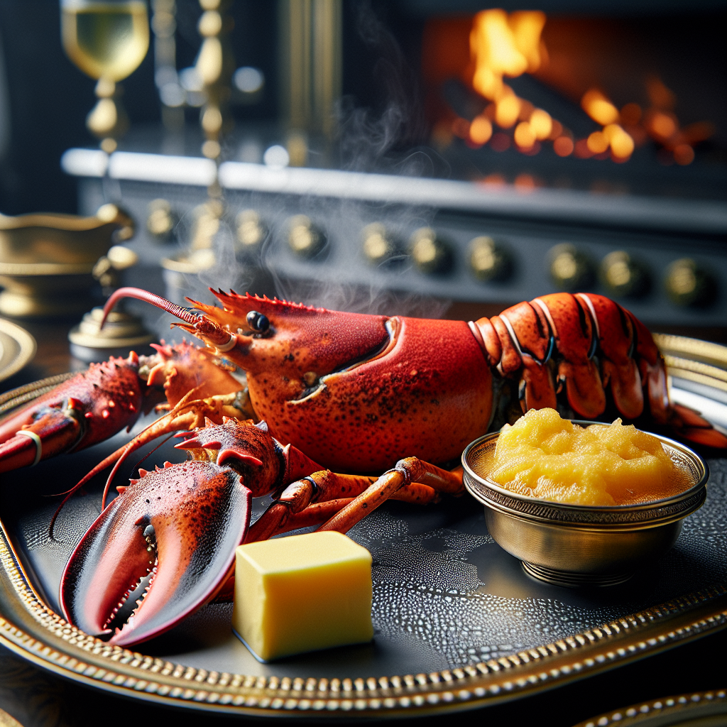 Nationalgericht Palau: #Grilled Lobster with Garlic Butter# (Rezept)