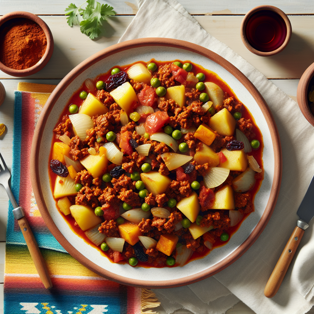 Nationalgericht Panama: #Picadillo de Carne# (Rezept)