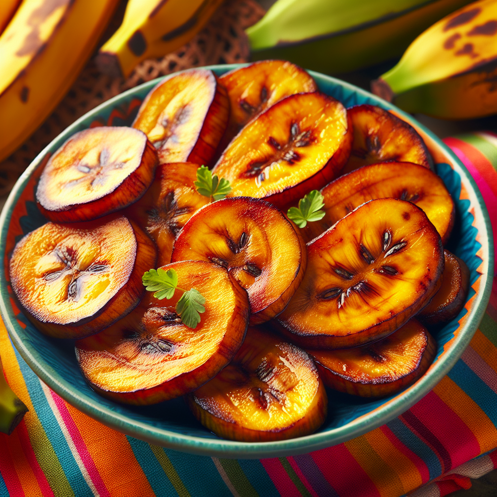 Nationalgericht Panama: #Tajadas de Plátano Maduro# (Rezept)