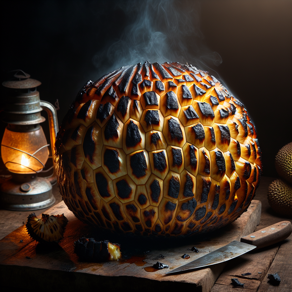 Nationalgericht Papua-Neuguinea: #Roasted Breadfruit# (Rezept)