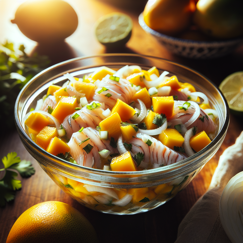 Nationalgericht Peru: Ceviche de Mango (Rezept)