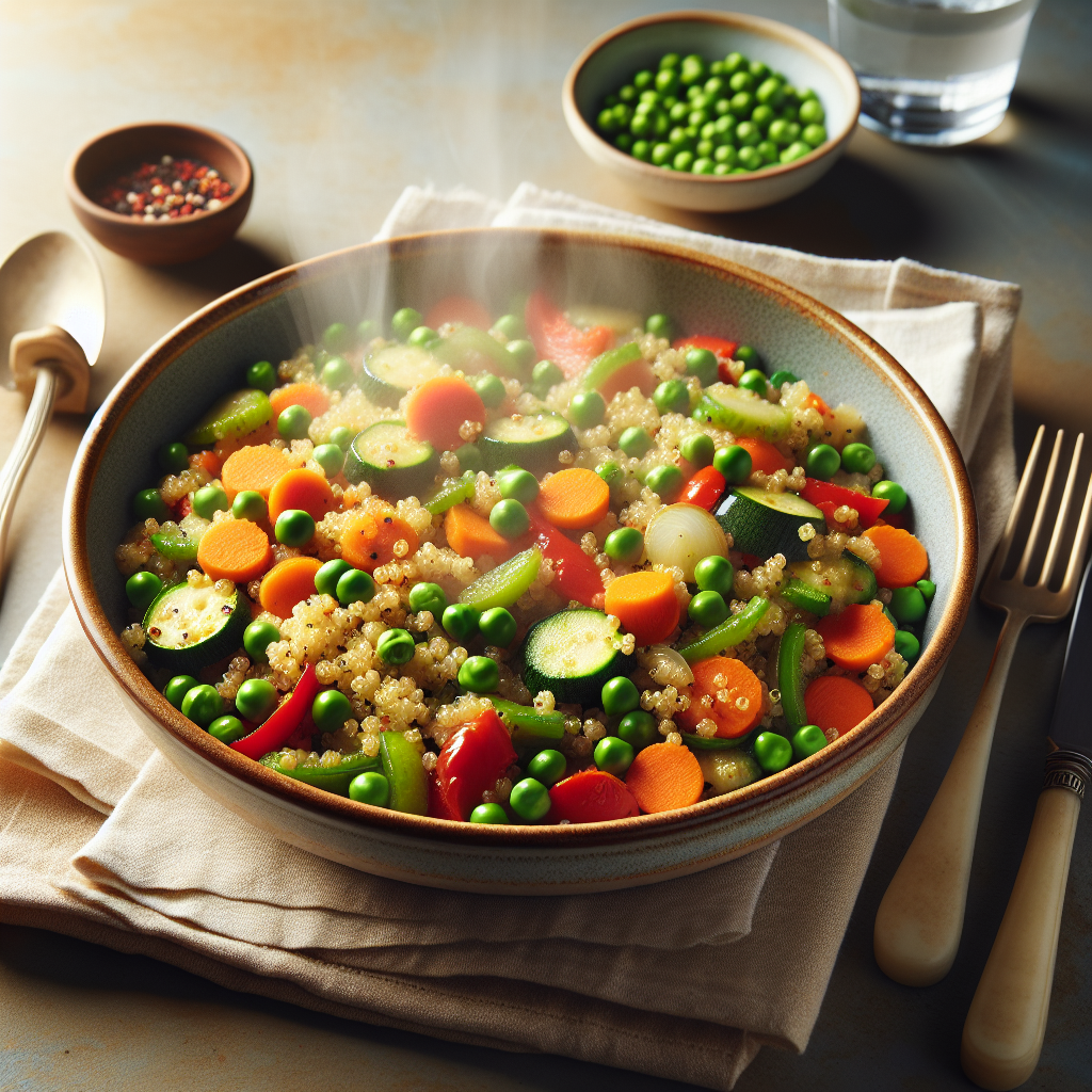 Nationalgericht Peru: #Quinoa con Verduras# (Rezept)