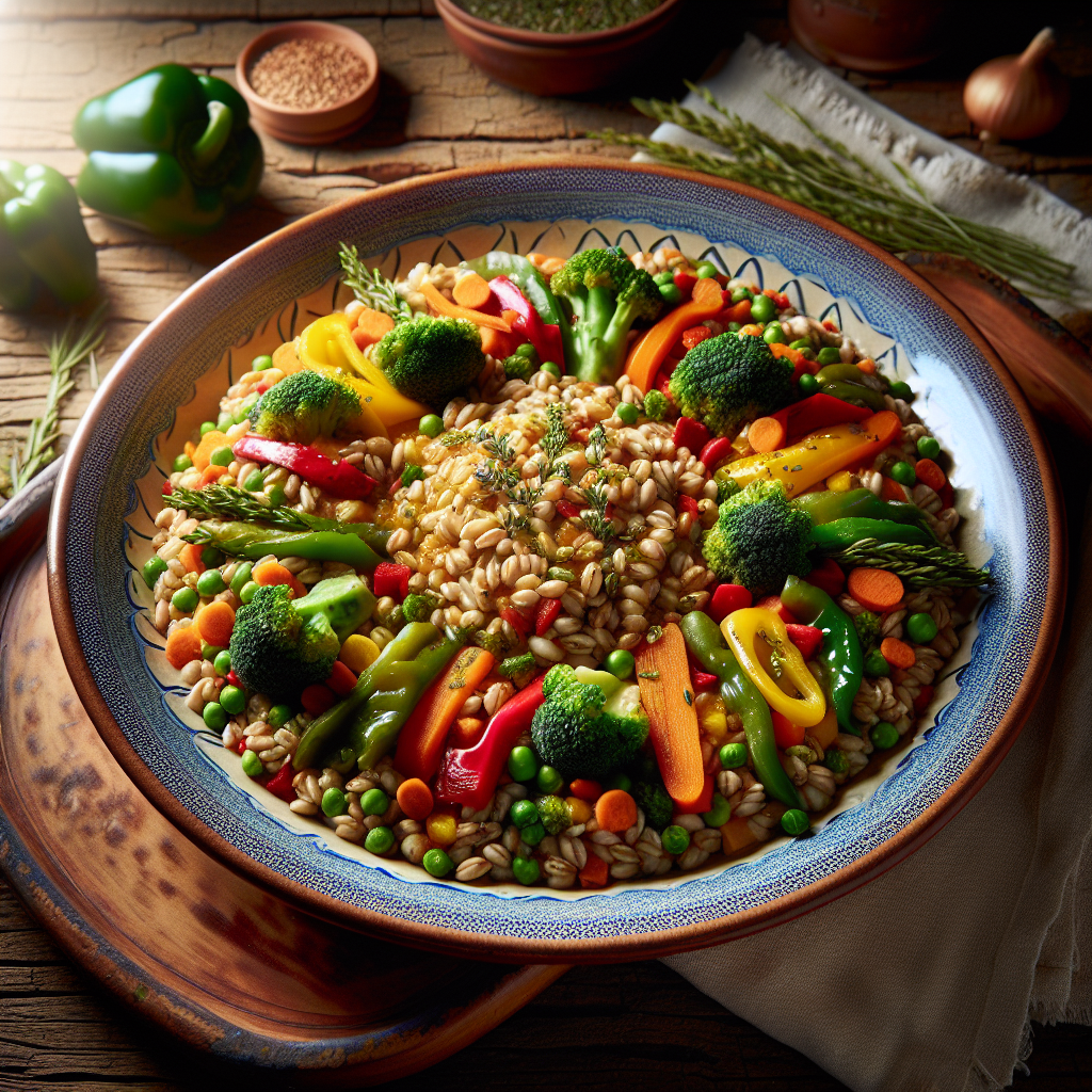 Nationalgericht Peru: Trigo con Verduras (Rezept)